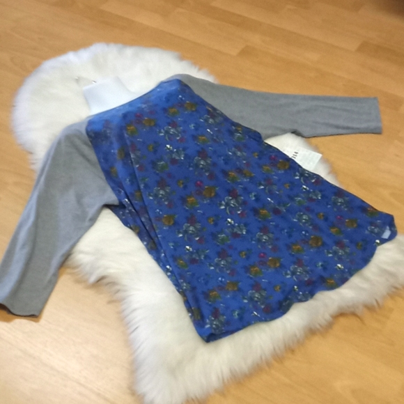 LulaRoe  Floral  Randy Knit Top-#0314 - Picture 11 of 14